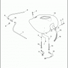 FLHTCUI 1FCW ULTRA CLASSIC (2001) FUEL TANK, FUEL INJECTED - FLHTCUI, FLHTCI & FLTRI