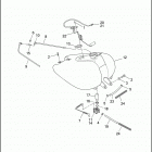 FLHTC 1DJV ELECTRA GLIDE CLASSIC (2001) FUEL TANK, CARBURETED - FLHT, FLHTC & FLTR
