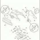 FLTRSEI2 1PCC CVO ROAD GLIDE (2001) DETACHABLE TOUR-PAK RACK & PASSENGER BACKREST