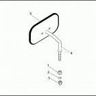 FLHTC 1DJV ELECTRA GLIDE CLASSIC (2001) Зеркало