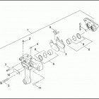 FXSTB 1BTY NIGHT TRAIN (2001) Задний суппорт