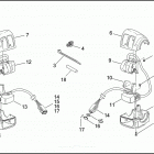 FXD 1GHV DYNA SUPER GLIDE (2001) HANDLEBAR SWITCHES