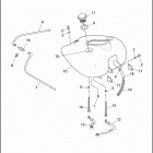 FLHRI 1FBW ROAD KING (2001) FUEL TANK, FUEL INJECTED - FLHRI & FLHRCI