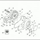 FLHTC 1DJV ELECTRA GLIDE CLASSIC (2001) PRIMARY HOUSING