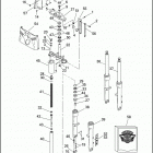 FLSTCI 1BWB HERITAGE SOFTAIL CLASSIC (2001) FRONT FORK - FLSTC / I & FLSTF / I