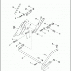 FLTRSEI2 1PCC CVO ROAD GLIDE (2001) SADDLEBAG SUPPORTS