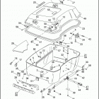 FLHTC 1DJV ELECTRA GLIDE CLASSIC (2001) LUGGAGE BOX (KING TOUR-PAK)
