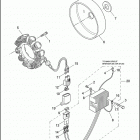 FXD 1GHV DYNA SUPER GLIDE (2000) ALTERNATOR & REGULATOR