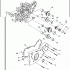 XL883 4CAM SPORTSTER 883 (2000) GEARCASE & COVER