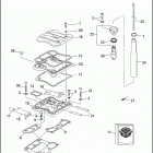 XL883 4CAM SPORTSTER 883 (2000) ROCKER ARMS, COVERS & PUSH RODS
