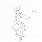 FLHP 1FJV ROAD KING POLICE (2000) HEADLAMP NACELLE - FLHP / FLHPI