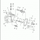 FXR4 1EVL CVO DYNA SUPER GLIDE (2000) CRANKCASE - GEAR SIDE