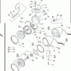 XL883 4CAM SPORTSTER 883 (2000) HEADLAMP & MIRROR