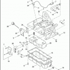 FLTRSEI 1PAC CVO ROAD GLIDE (2000) TRANSMISSION HOUSING & OIL TANK