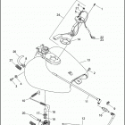 FLHTC 1DJV ELECTRA GLIDE CLASSIC (2000) FUEL TANK, CARBURETED - FLHT, FLHTC & FLTR