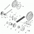 FXR3 EVLX FXR Super Glide (2000) BELT, CHAIN AND SPROCKETS