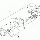 FXR3 EVLX FXR Super Glide (2000) Передний суппорт