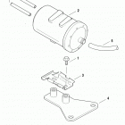 FXR3 EVLX FXR Super Glide (2000) CALIFORNIA EVAPORATIVE EMISSIONS COMPONENTS
