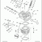 XL883 4CAM SPORTSTER 883 (2000) CYLINDER, HEAD & VALVES - VВІ ™ EVOLUTION