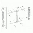FXD 1GHV DYNA SUPER GLIDE (2000) SHOCK ABSORBERS - HYDRAULIC