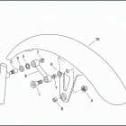 FXSTS 1BLY SPRINGER SOFTAIL (2000) FRONT FENDER - FXSTS