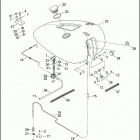 FXSTD 1BSY SOFTAIL DEUCE (2000) FUEL TANK - FXSTD
