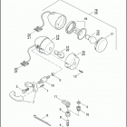 FXSTB 1BTY NIGHT TRAIN (2000) FRONT TURN SIGNALS
