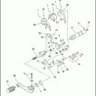 XL883 4CAM SPORTSTER 883 (2000) Переключение скоростей