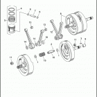 FXR4 1EVL CVO DYNA SUPER GLIDE (2000) PISTONS, CONNECTING RODS & FLYWHEELS