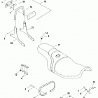 FXR3 EVLX FXR Super Glide (2000) SEAT & SISSY BAR