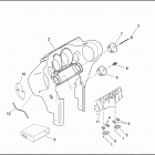 FLHTPI 1FMW ELECTRA GLIDE STANDARD POLICE (2000) INNER FAIRING - FLHTPI