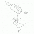 FXR4 1EVL CVO DYNA SUPER GLIDE (2000) CALIFORNIA EVAPORATIVE EMISSIONS COMPONENTS