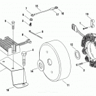 FXR3 EVLX FXR Super Glide (2000) ALTERNATOR & REGULATOR