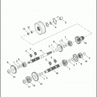 FXSTB 1BTY NIGHT TRAIN (2000) TRANSMISSION GEARS