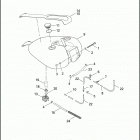 FXR4 1EVL CVO DYNA SUPER GLIDE (2000) Топливный бак