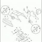 FLTRSEI 1PAC CVO ROAD GLIDE (2000) DETACHABLE TOUR-PAK RACK & PASSENGER BACKREST