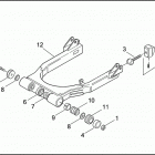 FXR3 1ETL CVO DYNA SUPER GLIDE (1999) REAR FORK
