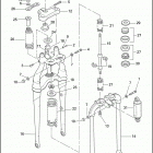 FLSTS 1BRL HERITAGE SPRINGER (1999) FRONT FORK - FLSTS