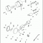 FXSTS 1BLL SPRINGER SOFTAIL (1999) REAR TURN SIGNALS