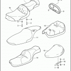 XL883 4CAM SPORTSTER 883 (1999) SEATS