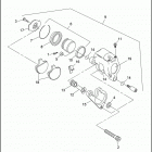 FXR3 1ETL CVO DYNA SUPER GLIDE (1999) Передний суппорт