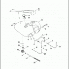 FXR2 1ESL CVO DYNA SUPER GLIDE (1999) Топливный бак