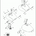 FXD 1GHV DYNA SUPER GLIDE (1999) FUEL TANKS