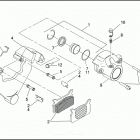 FLHT 1DDL ELECTRA GLIDE STANDARD (1998) Задний суппорт