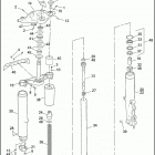 FLHT 1DDV ELECTRA GLIDE STANDARD (1999) Передняя вилка