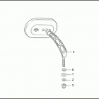 FXR2 1ESL CVO DYNA SUPER GLIDE (1999) Зеркало