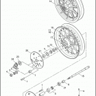 FLHT 1DDV ELECTRA GLIDE STANDARD (1999) Переднее колесо
