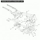 FXDS-CONV GGVX Dyna Glide Convertible (1999) ENGINE MOUNTS & STABILIZER LINK