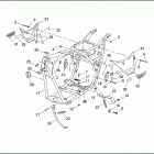 FXR3 1ETL CVO DYNA SUPER GLIDE (1999) FRAME & JIFFY STAND