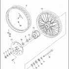 XL1200 1CAP SPORTSTER 1200 (1998) FRONT WHEEL - LACED